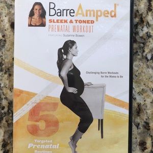 BarreAmped Sleek & Toned Prenatal Workout DVD with Suzanne Bowen 88 minutes